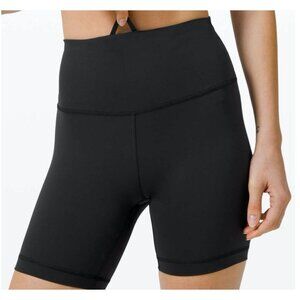 Lululemon Wunder Train High-Rise Short 6" Black Everlux Size 2